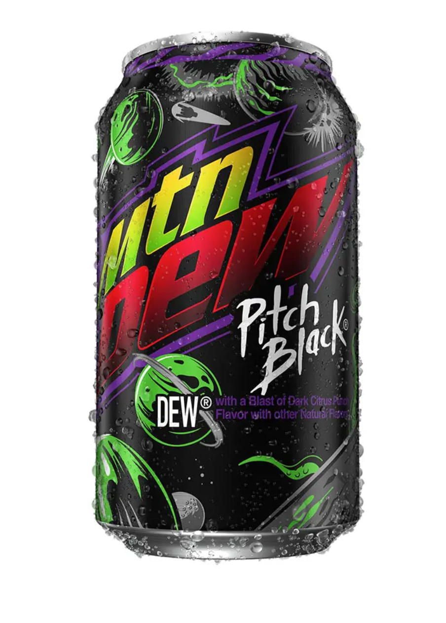 Mountain Dew - Pitch Black 355mL | Bonbon Pinky